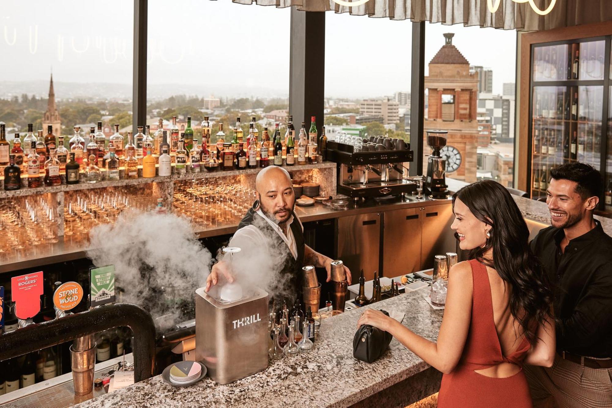 מלון ניוקסטל Crystalbrook Kingsley מראה חיצוני תמונה The bar at the 107