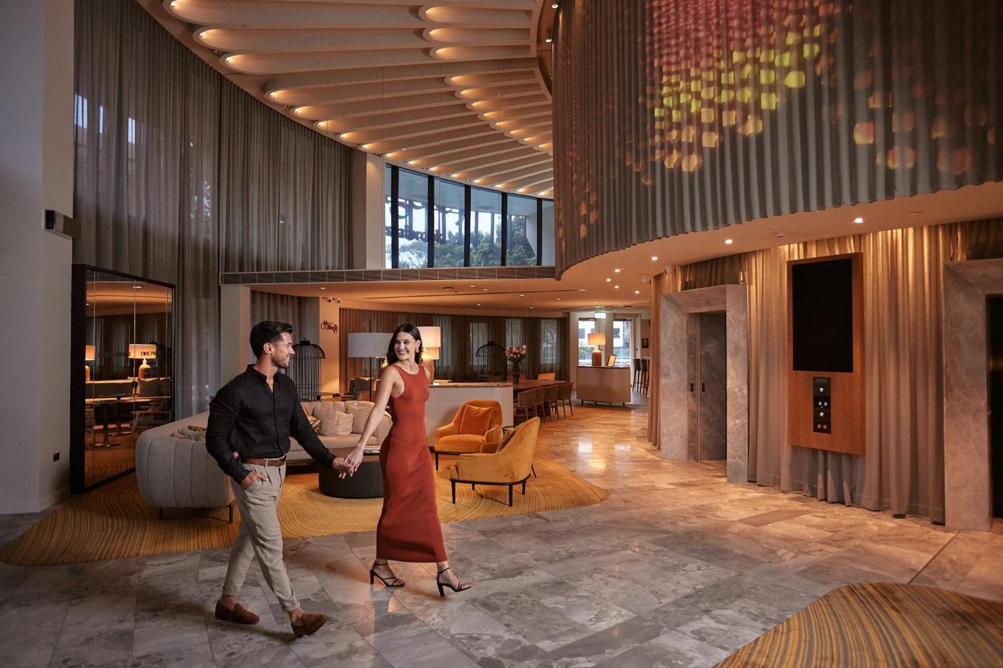מלון ניוקסטל Crystalbrook Kingsley מראה חיצוני תמונה The lobby of the hotel